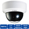Bosch VDC-251F04-20 700TVL Dome CCTV Security Camera - 3.6mm Fixed Lens, Indoor, Day/Night