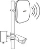Videocomm HDO-58150TVI 5.8GHz 1080P HD-TVI Digital Outdoor Wireless Video Solution
