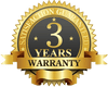 3 Years Limited Manufacturer Warranty