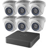 Hikvision T7108Q2TA 8-Channel 2TB DVR 6x 2MP IR Turret Cameras CCTV Analog Security Camera System Hikvision T7108Q2TA 8-Channel 2TB DVR 6x 2MP IR Turret Cameras CCTV Analog Security Camera System