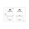 Hikvision DS-2AE5168N-A 700TVL Outdoor PTZ Dome CCTV Analog Security Camera