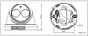 Hikvision DS-2CE56C2N-IT3 6MM 720TVL IR Outdoor Turret CCTV Analog Security Camera