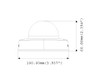 Geovision GV-EFD270T 2MP H.265 IR Indoor Mini Dome IP Security Camera 84-EFD2700-N010