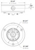 Arecont Vision MCB-JBA Round Junction Box Adapter for MicroBullet - 2