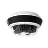 5 Megapixel InfraRed for Night Vision Outdoor Multi-sensor Network (IP) Security Camera, H.265 Plus Compression, Weatherproof, SD Card Support, 2.8~12mm Motorized (Automatic Zoom) Lens, CMIP7553W4-SZ