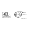 Oculur X4TFL 4MP IR H.265+ Outdoor Turret IP Security Camera with 2.8mm Fixed Lens