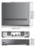 Samsung Hanwha XRN-3010A 64 Channel Network Video Recorder Dimensions
