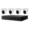 Hikvision EKI-K41T44 4-Camera IP Security Camera System, 4MP, Outdoor, Turret, 4 Channel NVR - 1