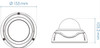 Vivotek FD9387-HTV-A 5MP H.265 Night Vision Outdoor Dome IP Security Camera with Motorized Lens - 2