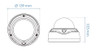 Vivotek FD9187-HT-A 5MP Night Vision H.265 Indoor Dome IP Security Camera with Motion Detection Sensor - 3