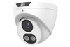 Uniview 5MP HD ColorHunter Night Vision Outdoor Eyeball IP Security Camera, Ultra 265, Built-in Microphone, 2.8mm Fixed Lens - IPC3615SE-ADF28KM-WL-I0