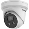 Hikvision 4MP AcuSense Outdoor Turret IP Security Camera, H.265+, Audible Warning, Strobe Light - DS-2CD2346G2-ISU/SL 2.8MM