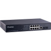 Geovision GV-APOE0811 8-Port Gigabit 802.3at Web Management PoE Switch - 1