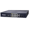Vivotek AW-FGT-100D-120 Unmanaged 8xFE PoE + 2xGE Combo Switch - 1