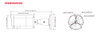 Honeywell HC35WB5R2 5MP Night Vision Outdoor Bullet IP Security Camera - 2