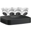 Dahua N444E42B 4 Camera IP Security System, Four 4MP Eyeball IP Cameras with One 4-channel 4K NVR - 1