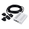 Vivotek VC9101-CU9183-HF 3.6MP Indoor Pinhole IP Security Camera with 1.22mm Fisheye Lens, Flat Shape - 1