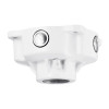 Samsung Hanwha SBP-302CMBW Back Box for Pendant Mount, White - 1