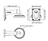 Hikvision DS-1605ZJ Wall Mounting Bracket for PanoVu Cameras, White