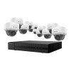 Hikvision EKI-K164D412 Value Express 13-Piece Kit, (1) ERI-K216-P16 16-Channel NVR, (12) ECI-D24F2 4MP Cameras - 1