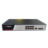 Hikvision DS-3E2510P(B) 8-Port Full Managed Gigabit PoE Ethernet Switch, 336Gbps, Black - 1