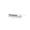 Ubiquiti USW-ULTRA-210W - A compact, Layer 2, 8-port GbE PoE switch with versatile mounting options. - 3