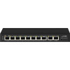 Speco P8S10G 10-port Switch, 8-port PoE Full Gigabit, 802.3 af/at, PoE Watchdog - 1 Speco P8S10G 10-port Switch, 8-port PoE Full Gigabit, 802.3 af/at, PoE Watchdog - 1