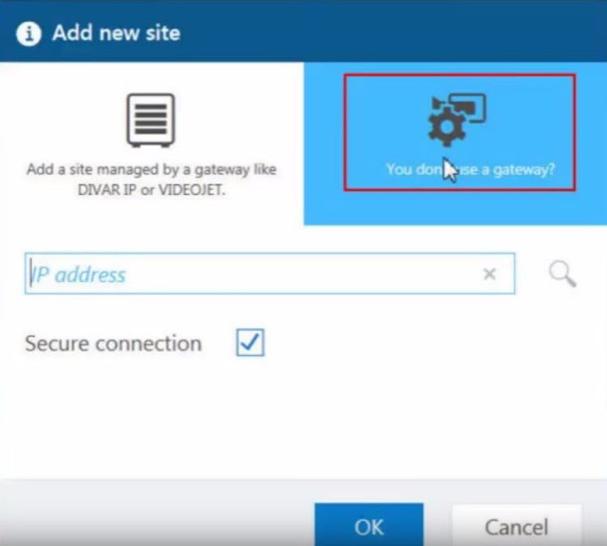 How To Create A Basic Site With Bosch S Video Security Client A1