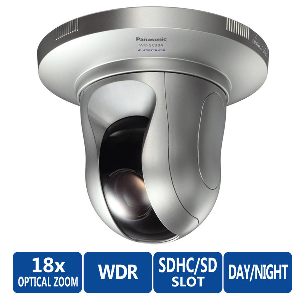 Panasonic WV-SC384 Indoor PTZ IP Security Camera