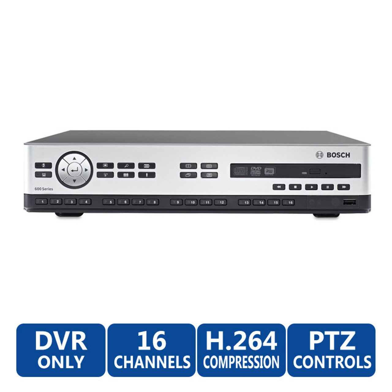 Bosch DVR 670 16A201 16 Channel DVR 2 TB HDD