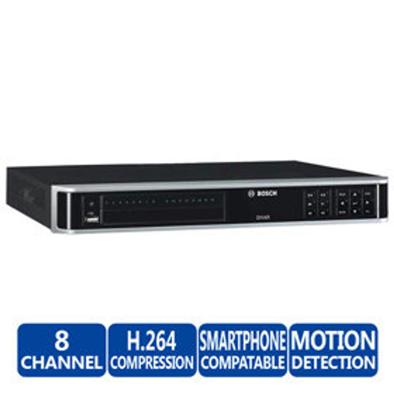 Bosch DVR-3000-08A100 DIVAR 3000 8 Channel DVR Digital Video Recorder - 1TB  Storage, 960H