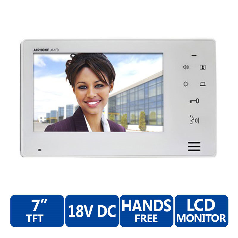 Aiphone JO-1FD Hands-Free Color Video Intercom Expansion Monitor Station - Thumbnail 3