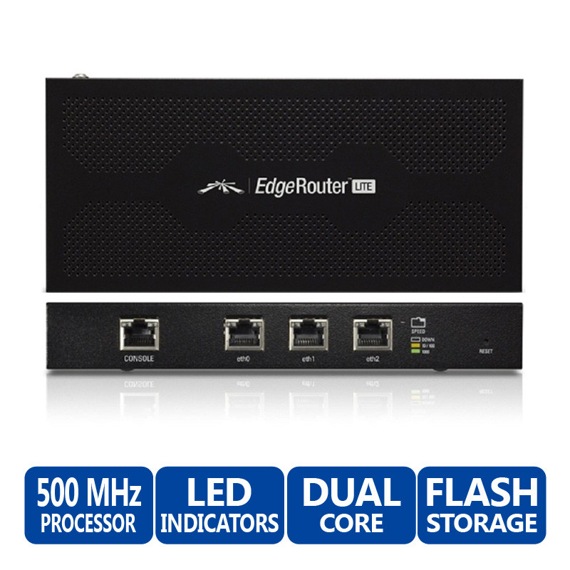 Ubiquiti ERLITE-3 EdgeMax EdgeRouter Lite 3-Port Router