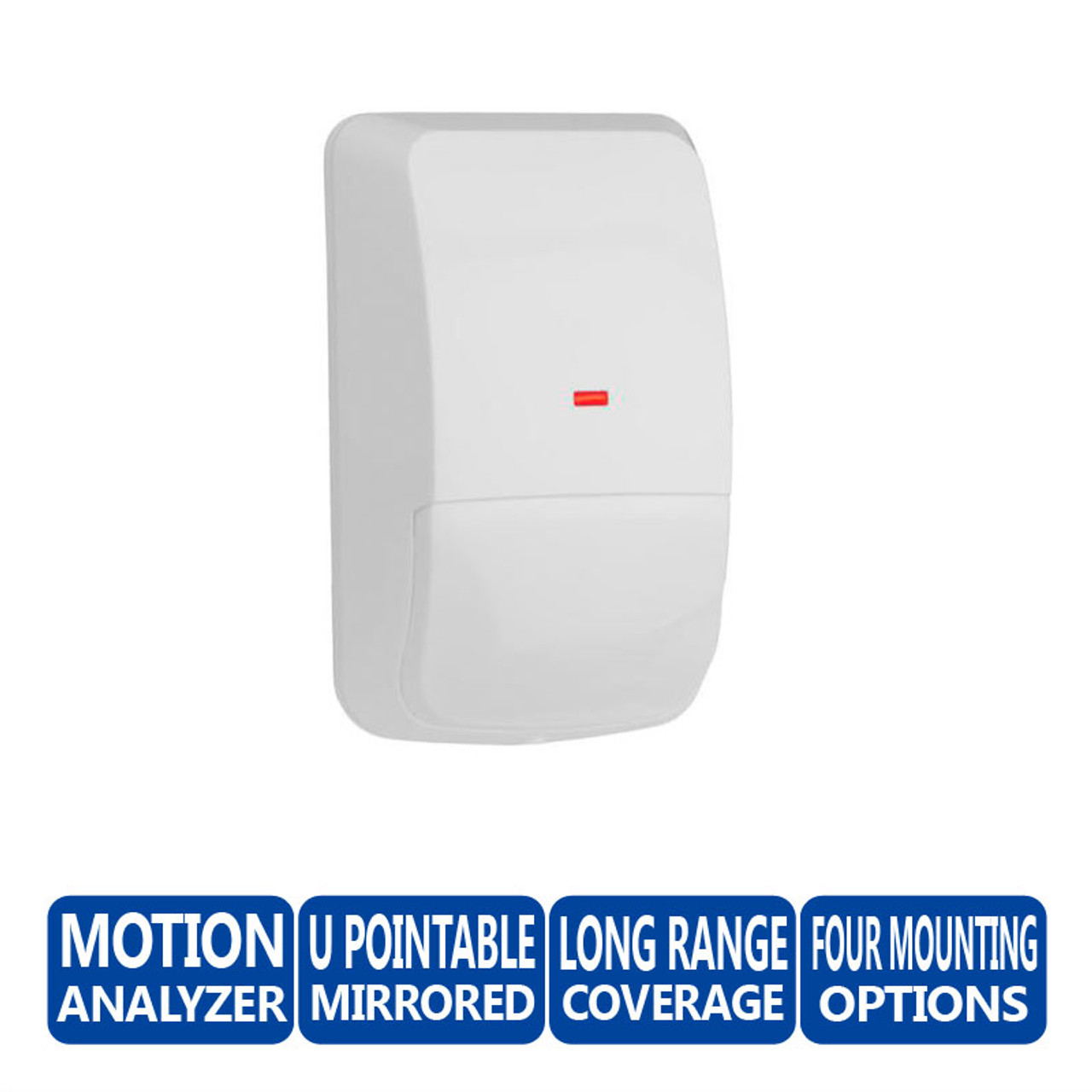 Bosch DS778 Long Range PIR Detector Motion Analyzer II Pointable mirrored optics Q map signal 200ft x 15ft coverage