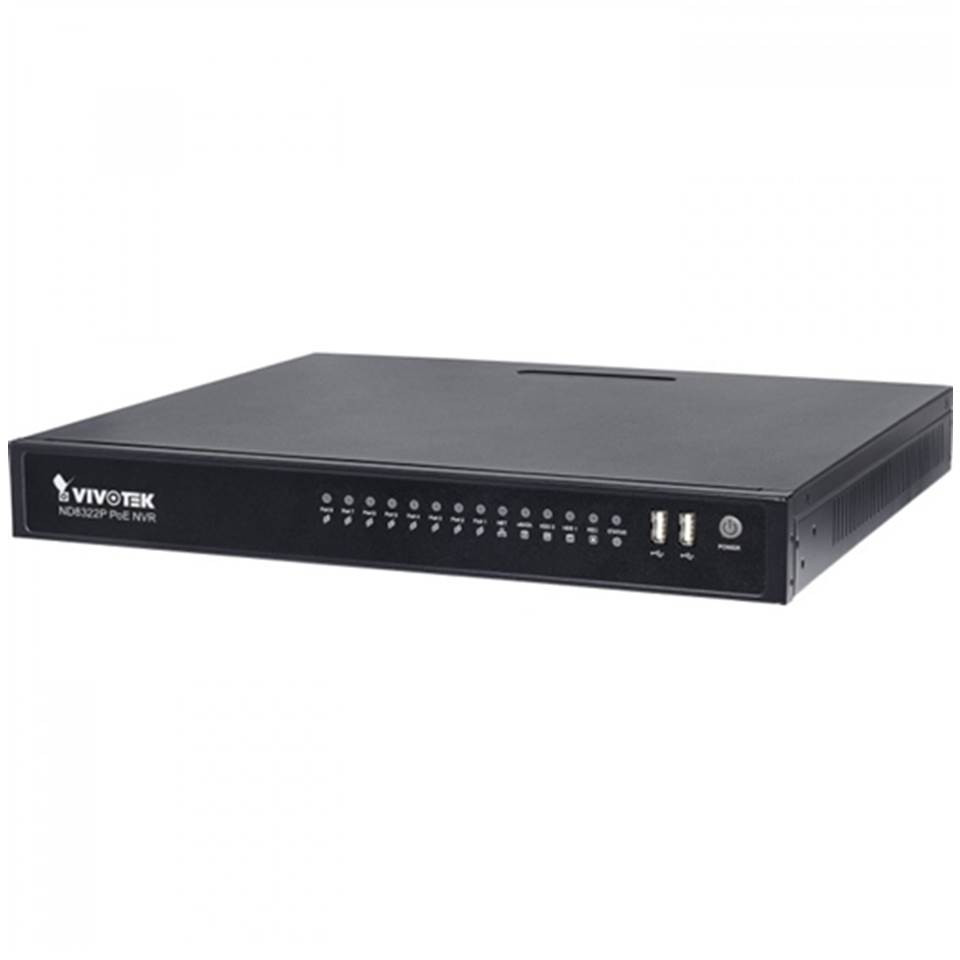 Vivotek ND8422P 16 Channel NVR, No HDD discontinued