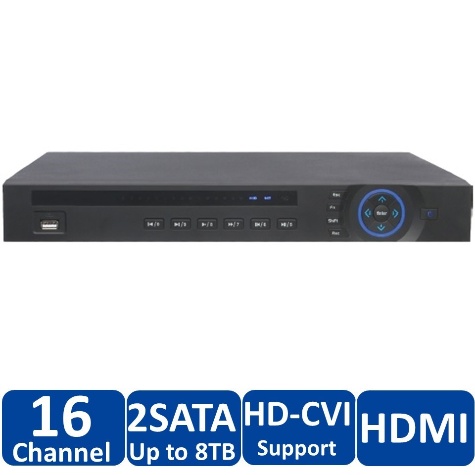 DH Vision DH-HCVR5216A-S3 16 Channel DVR, No HDD discontinued