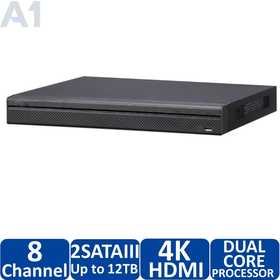 Dahua NVR4208-8P-4K 8 Channel NVR, No HDD discontinued