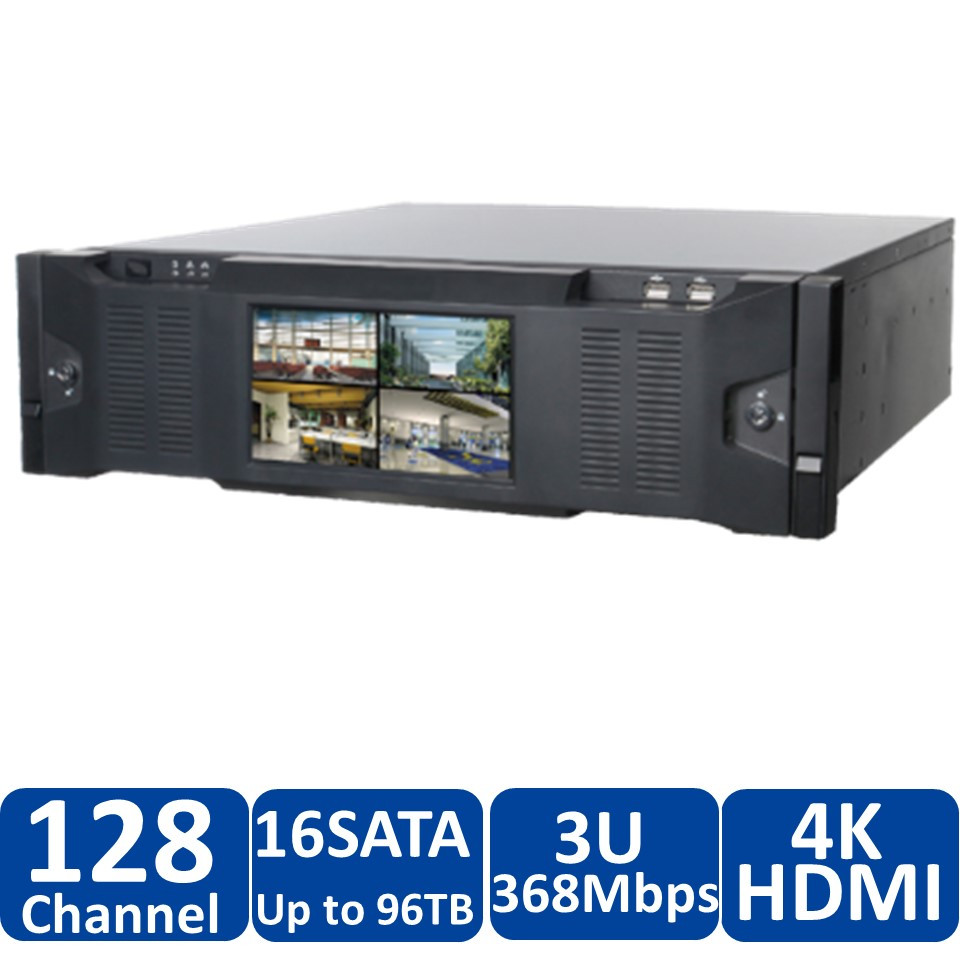 Dahua NVR716X-00/DR-4K 128 Channel NVR, No HDD discontinued
