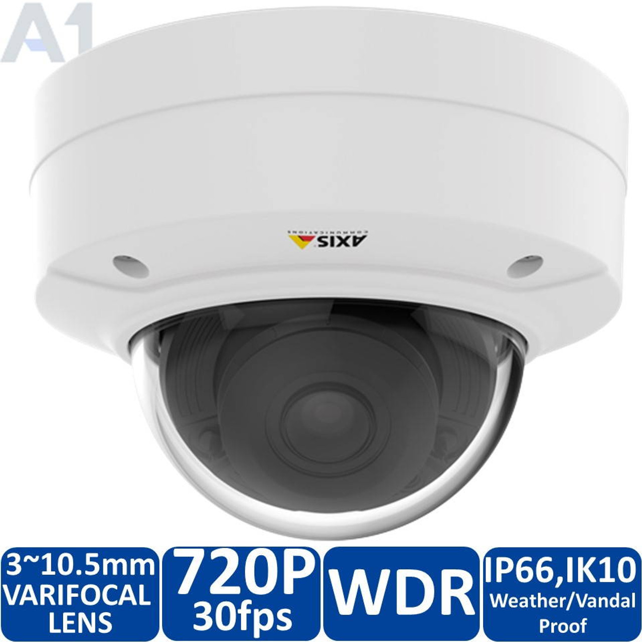 AXIS P3225-LV MK II Indoor IP Security Camera - 0954-001