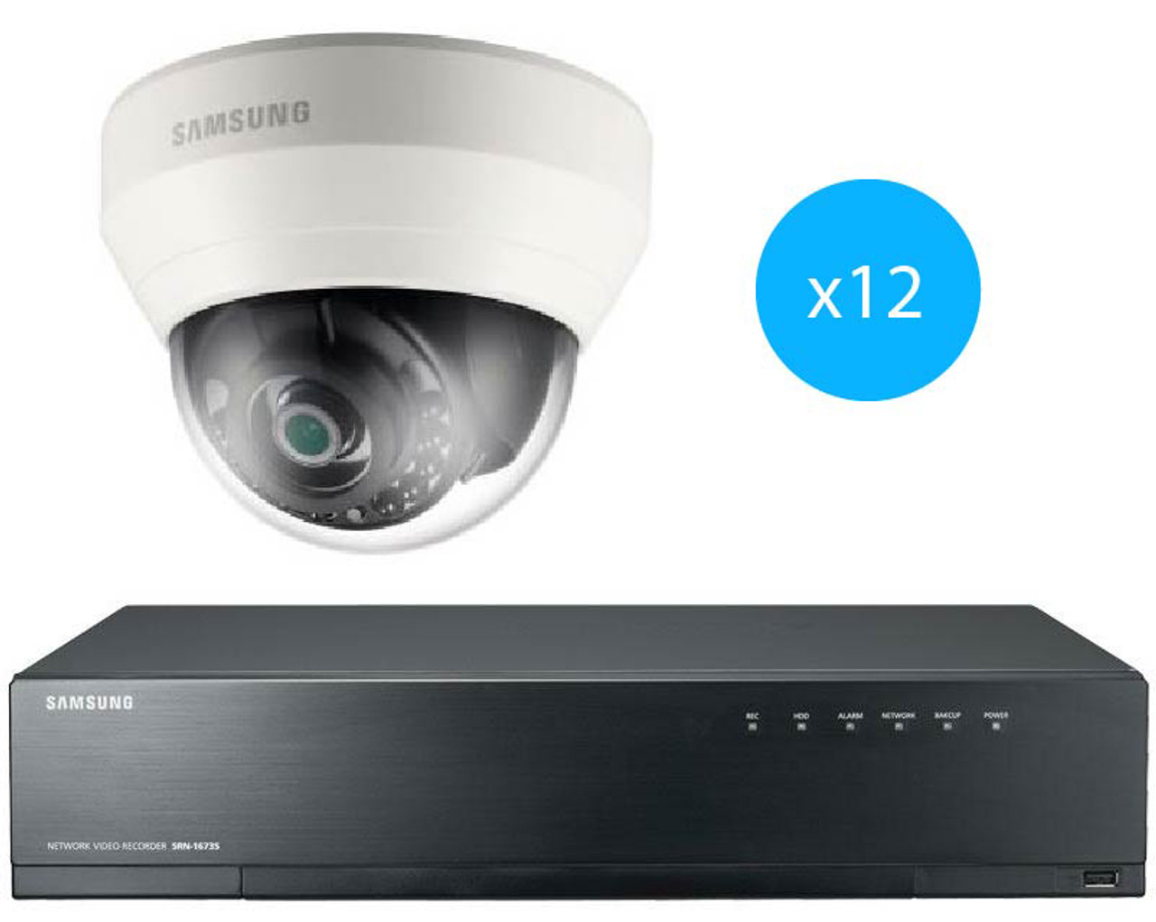 samsung 16 channel 12 camera security system