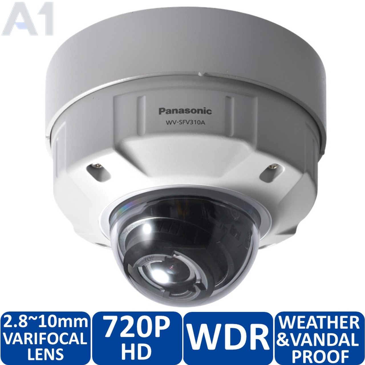 Panasonic WV-SFV310A Outdoor Dome IP Security Camera