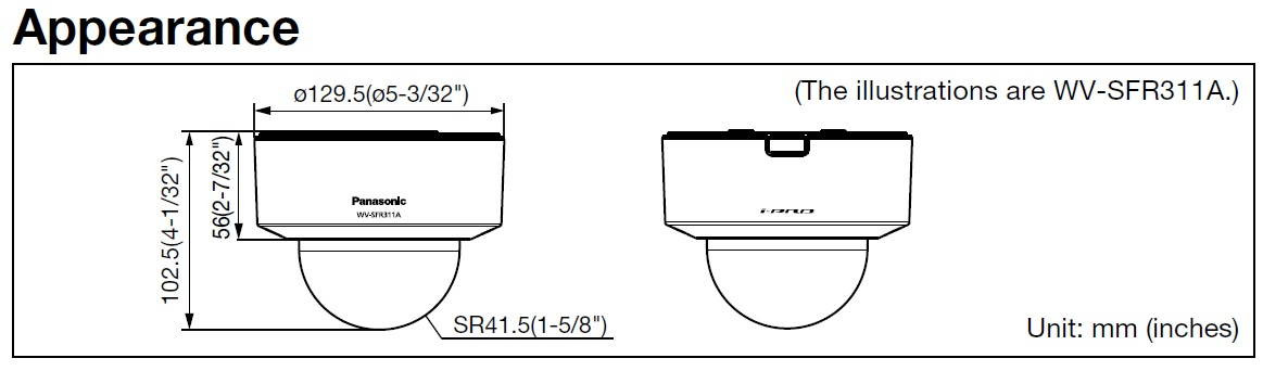 Panasonic WV-SFN311A Indoor Dome IP Security Camera discontinued