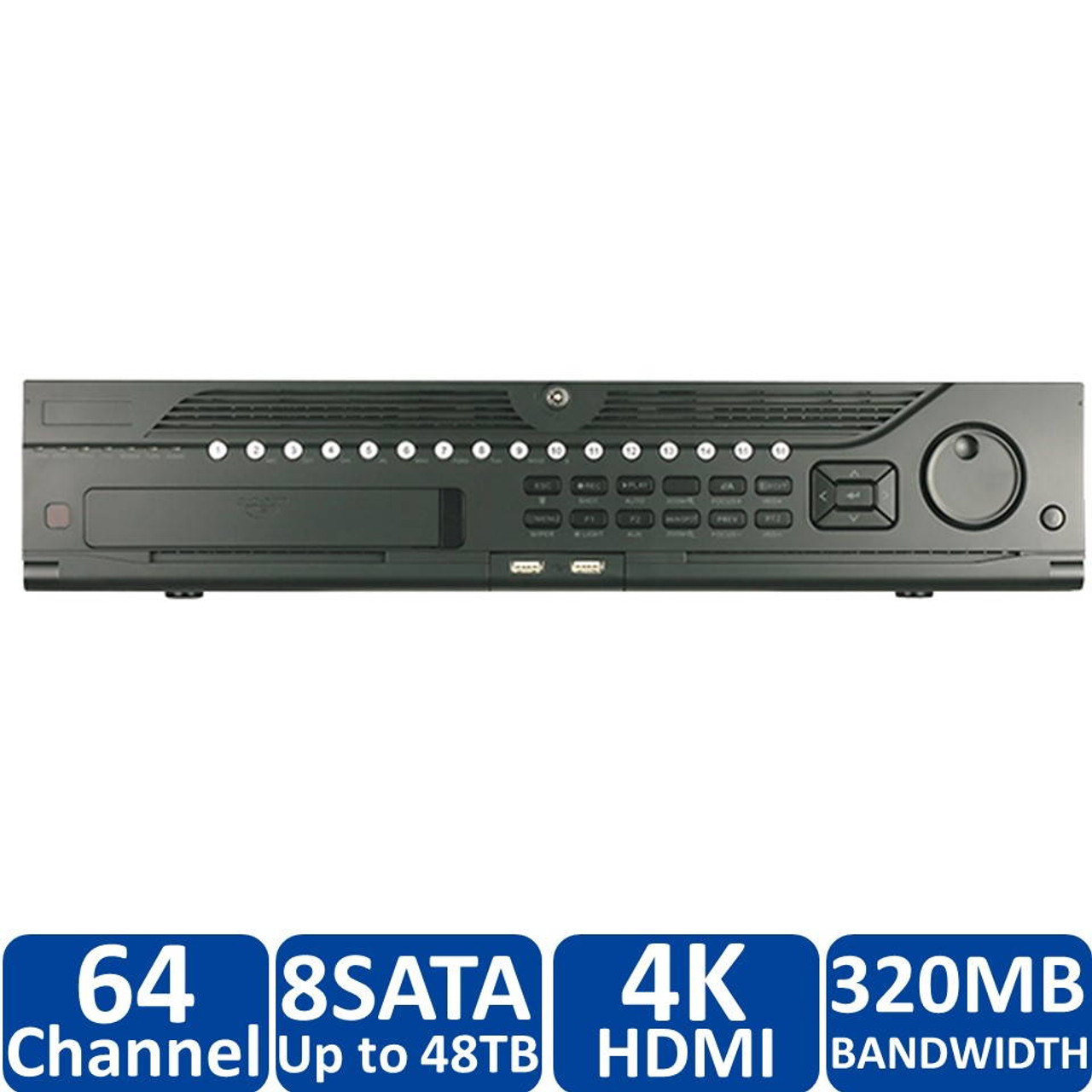 LTS LTN8964-R 64 Channel 12MP (4K) NVR, No HDD