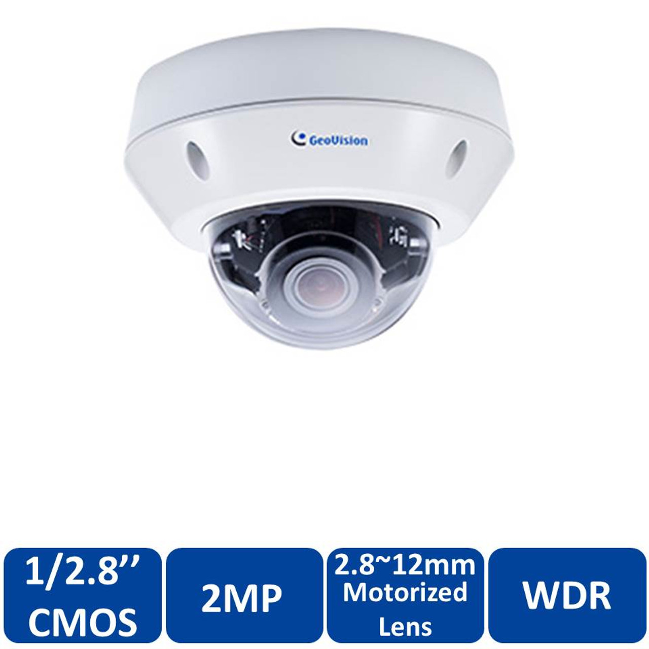 Geovision GVVD2712 Outdoor Dome IP Security Camera