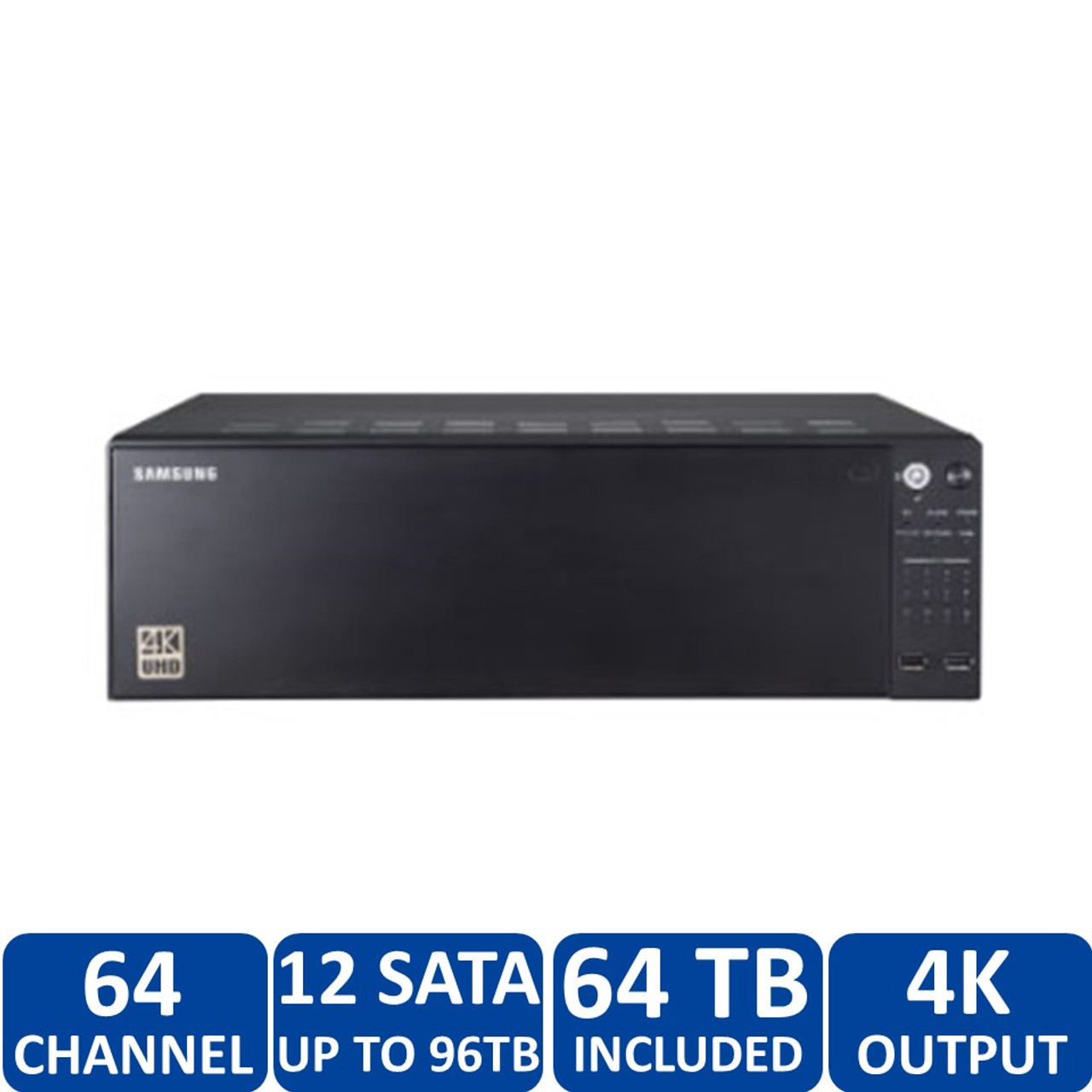 Samsung Hanwha Channel NVR, 60 TB HDD