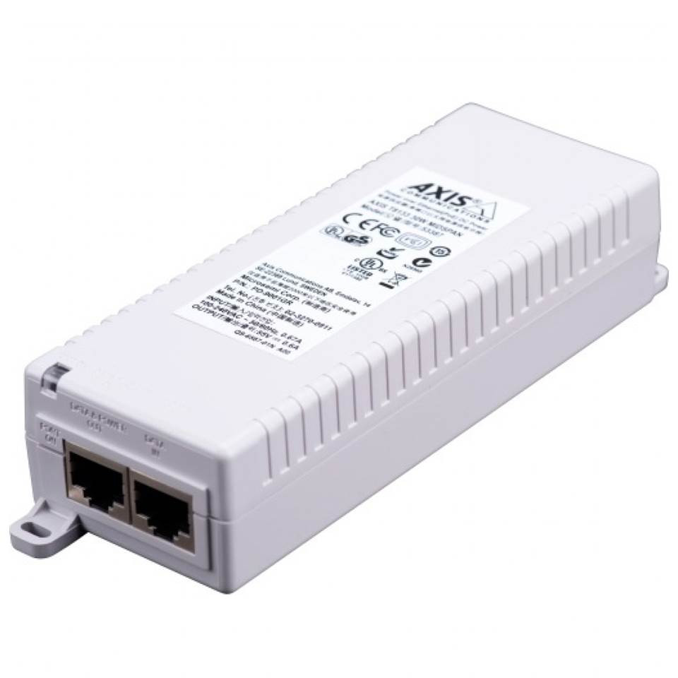 AXIS T8133 Midspan 30W 1-port PoE Injector 5900-294 discontinued