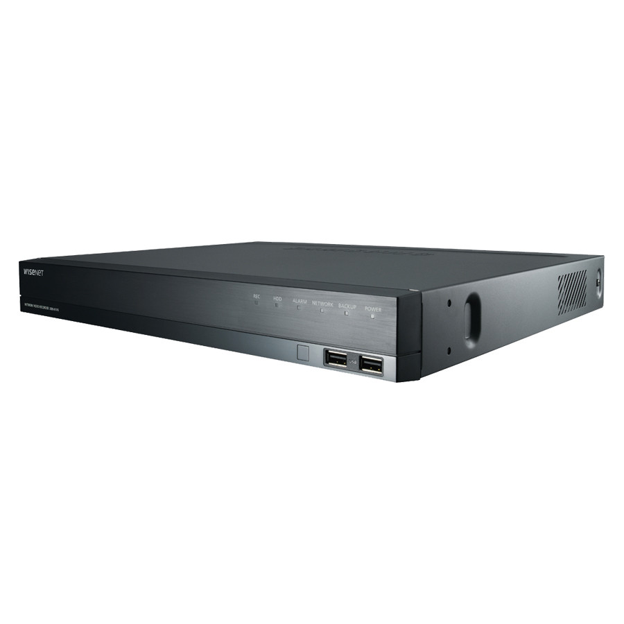 Samsung Hanwha XRN-810S Channel 8MP (4K) NVR, No HDD