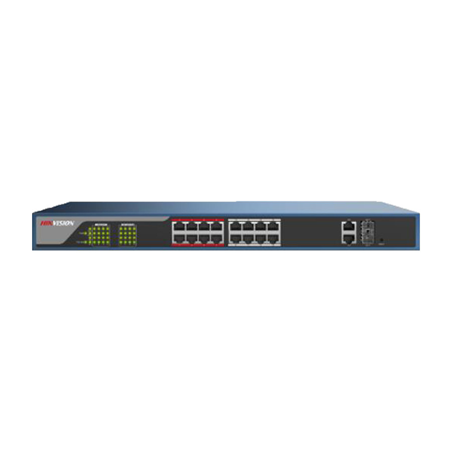 HIKVISION DS-3E1318P-E 16ポート PoEスイッチングハブ Hikvision DS