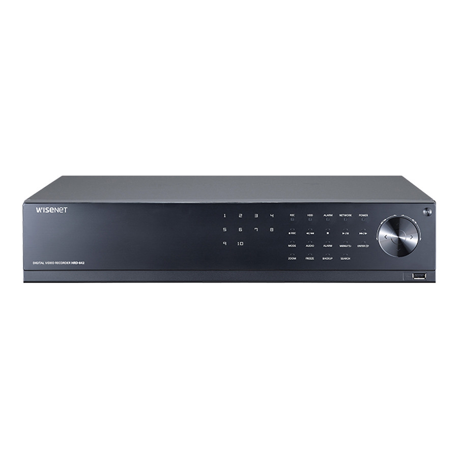 Samsung Hanwha HRD-842-20TB 8 Channel 4MP DVR, 20 TB HDD discontinued