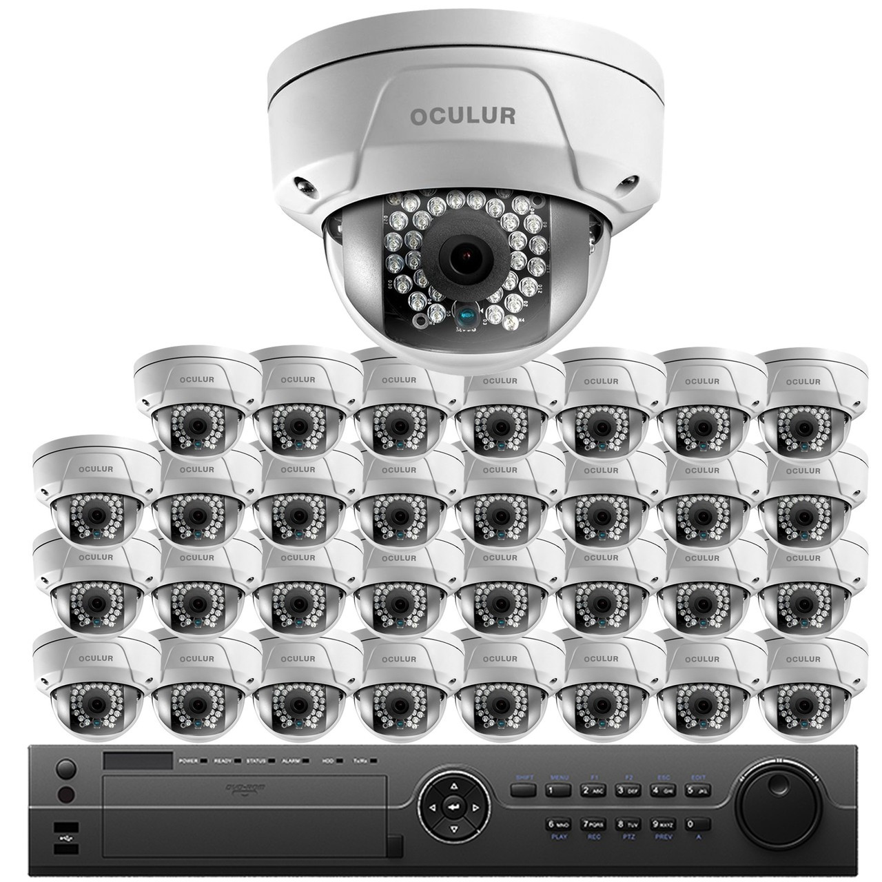 Car Wash Security Camera System - 2K Ultra HD Resolution, 8 x Weatherproof  Bullet Cameras, 100ft. Night Vision, 3-yr warranty